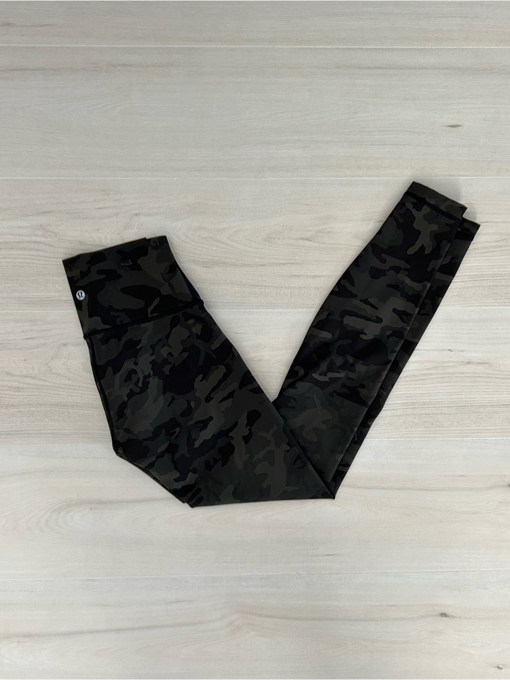 dark green camo lululemon leggings
